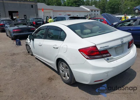 2013 Honda Civic Lx z USA, uszkodzony, nr VIN 2HGFB2F54DH579788